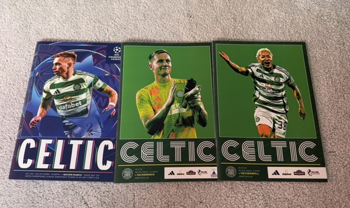 Celtic home programmes - 3,