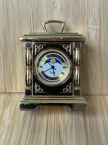 Bulova brass toned quartz - brass-toned,