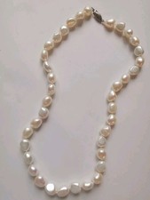 Beautiful REAL Pearl Necklace 16" R5M