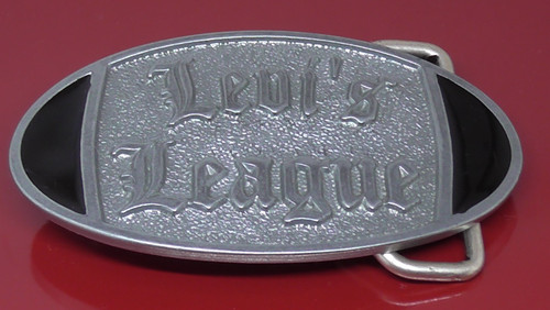 Vintage metal belt buckle - metal, levi