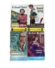 Howard Spring Vintage Fontana Book Bundle x4 Paperbacks 1961-1962
