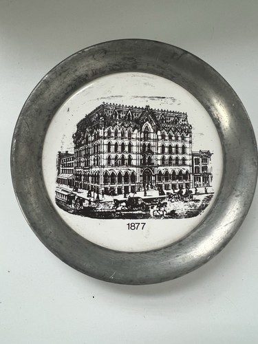 Small art pewter - small, plate