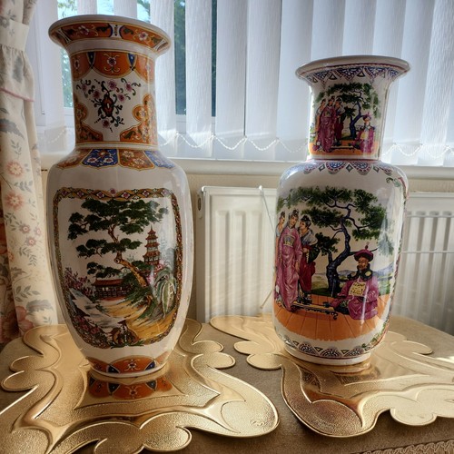 Vintage chinese style vases - vintage,