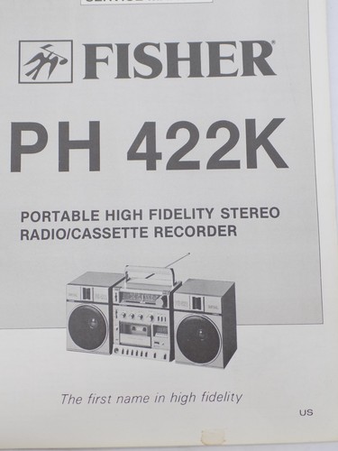 Fisher ph422k portable - fisher,