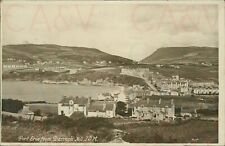 Isle Of Man IOM Port Erin From Darragh Mill 1920 Real Photo PJP