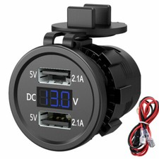 12V-24V Dual USB 2 Port Car