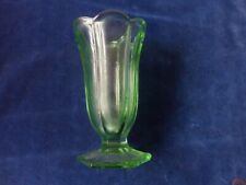 RARE GREEN CHIPPENDALE GLASS