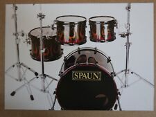 POP-CARD feat. SPAUN CANDY APPLE FLAME DRUM KIT , 11x15cm greeting card #abx