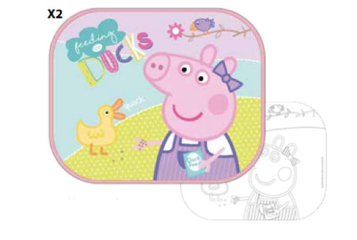Peppa pig car window sun - 2,
