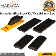 Mirka 8391520111 Sanding Block Kit 70x198mm 40H Grip Concave Convex Flat Blocks