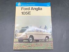 VINTAGE FORD ANGLIA 105E CAR SERVICE REPAIR MANUAL MAGAZINE BOOKLET BOOK 1973