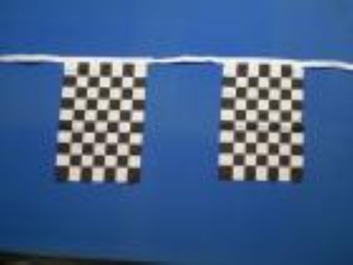 Black and white check - check, flag