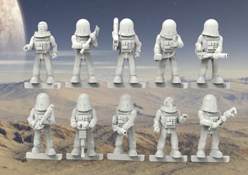 28mm space people x10 - space,