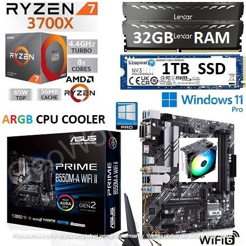 Amd ryzen 3700x 32gb - 3700x, +