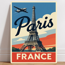Paris France Travel Poster