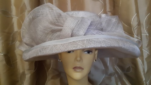 Silver white hat - white,