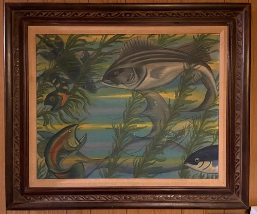 Efl antique fish life original - antique,