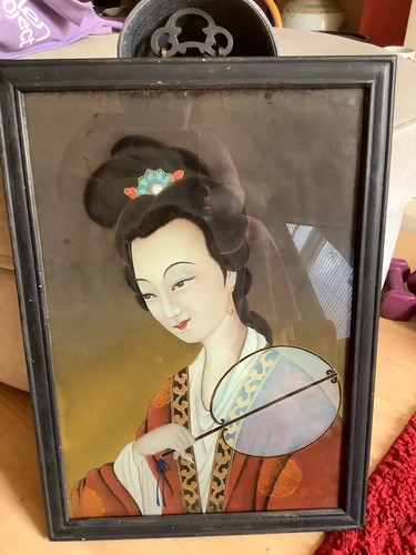 Chinese reverse glass painting