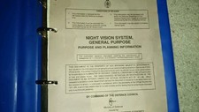 British Military Manual For Night Vision System General Purpose ,90' Vintage