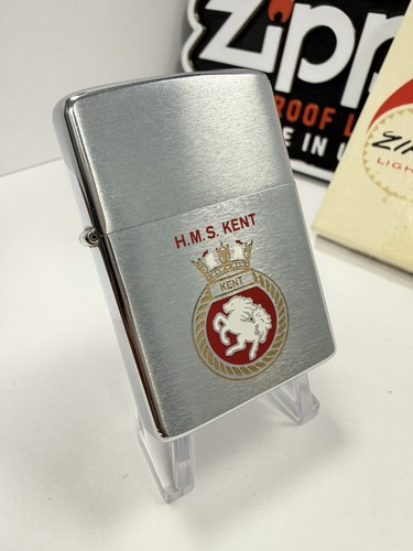 Genuine zippo lighter hms kent - zippo,