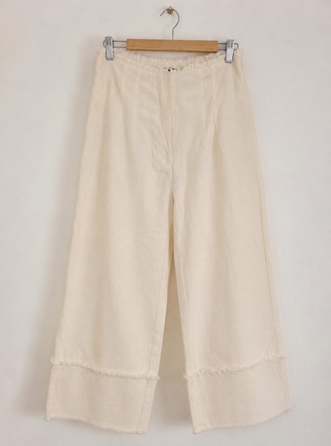 Zara cream cropped wide - cropped,