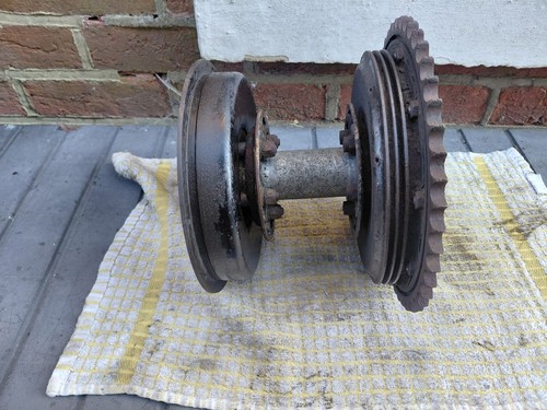 Old vincent hrd wheel - old,