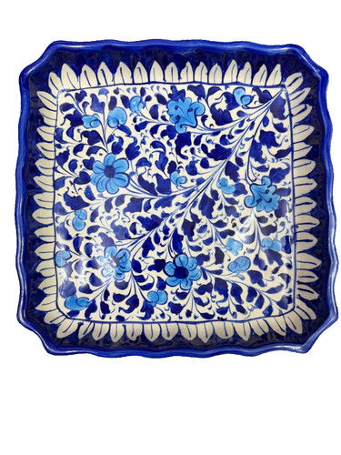 Handmade blue pottery serena - handmade,