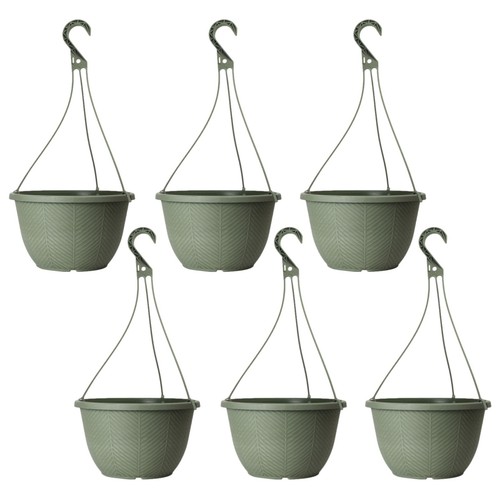 Round plastic green hanging - round,