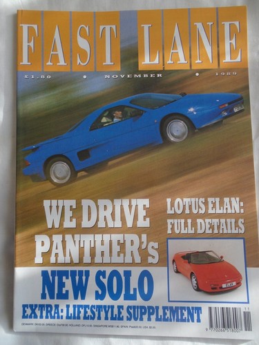 Fast lane nov 1989 - lane,