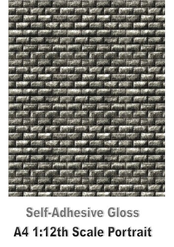 Dolls house wallpaper stick - house, stick-on