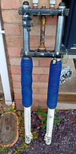 HUSQVARNA CR430 1983 FRONT FORKS, COMPLETE WITH CLAMPS,  FAIR CONDITION