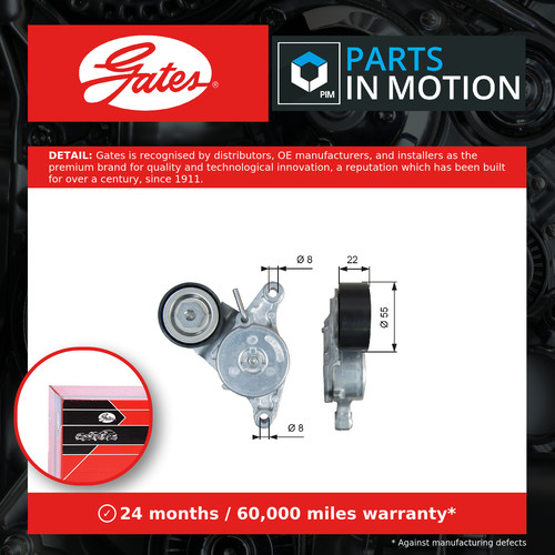 Aux belt tensioner fits - aux,