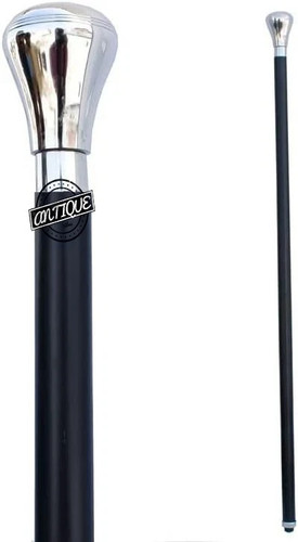 Silver knob handle - handle, classy