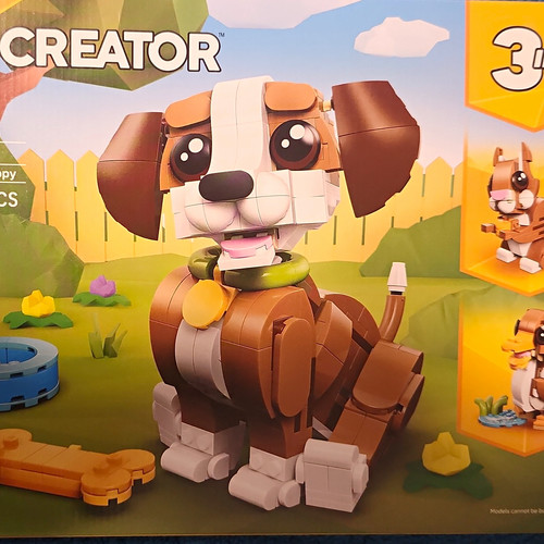 Lego creator 3in1 cute dog - cute,