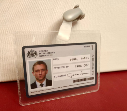 Prop james bond fan - james,