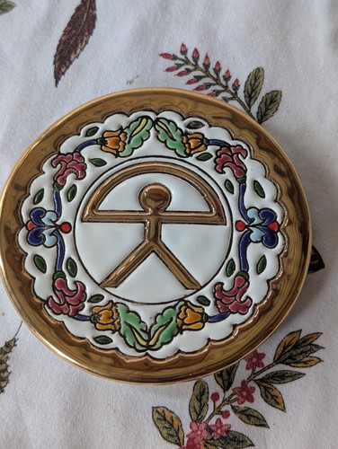 Vintage hand painted - , spanish