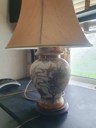 Chinese porcelain table lamp - porcelain,