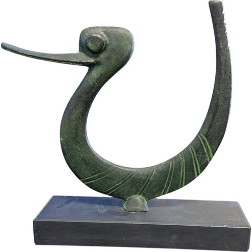 Simoncini bronze bird figure - simoncini,