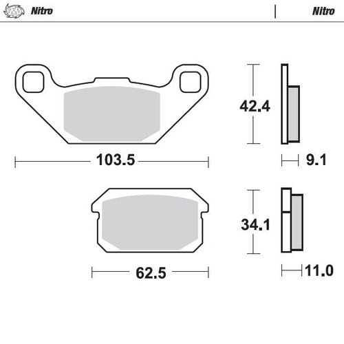 Moto master rear - moto-master, nitro