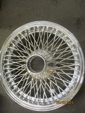 DAYTON 7 x 15 inch chrome wire wheel Tubeless Jaguar? Aston Martin ?