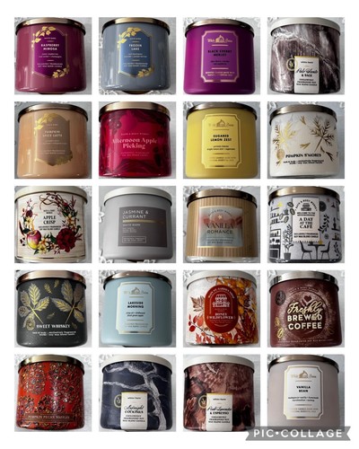 Bath body works large 3 - body, 3-wick