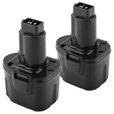 2Pack 7.2V 5000mAh Battery for Dewalt DW9057 DE9057 DE9085 DW920K DW925K DW968K