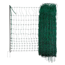 ELECTRIC POULTRY NETTING 50M Fencing Fence Chicken Net Mesh Green 112cm High