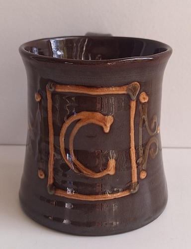 Vintage studio pottery mug - studio,