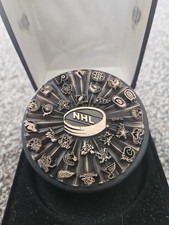 BRONZE NHL SHIELD Raised Logos