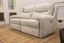 G Plan AMESBURY – Classic Back Upgraded Dual Power Reclining 3 Seat Sofa