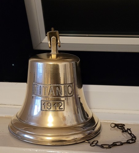 Solid brass titanic - brass, 1912
