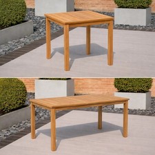 TEAK OUTDOOR TABLE GARDEN