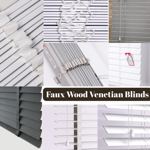 Faux wood venetian - faux, with