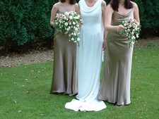 Berketex wedding dress  cowl